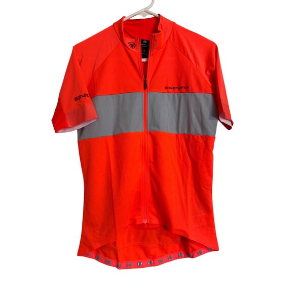 Endura FS260 Pro Jersey Women’s Size Large Cycling Short Sleeve Full Zip Pockets - Picture 11 of 11
